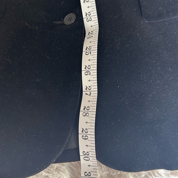 Polo Jeans Co-Ralph Lauren Black Velvet 4-Button Blazer Jacket w/Pockets. Size 6 - Picture 7 of 8